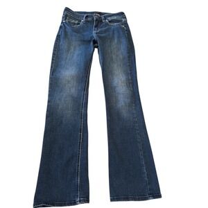 Silver Jeans Co Suki Slim Bootcut Jeans Dark Wash Blue Denim W28 L33 Retro